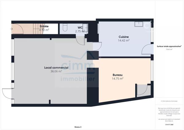 Venez découvrir cet ensemble immobilier situé en plein centre de Guipry-Messac.