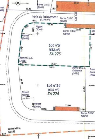 Vente Terrain 682 m2 à Châteauroux-les-Alpes