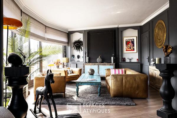 Appartement traversant en dernier étage avec extérieur