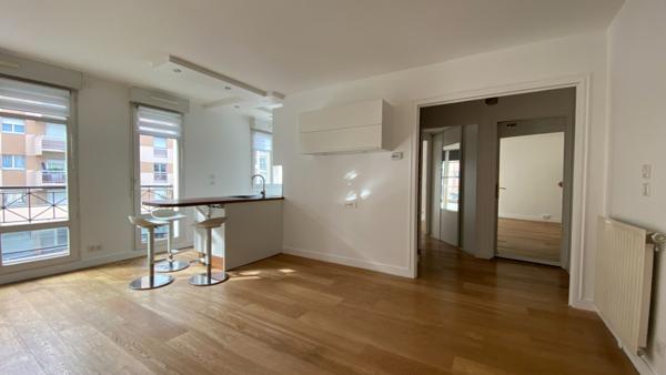 appartement ASNIERES _centre ville_8 min gare SNCF _2 pièces - double balcon - parking - cave