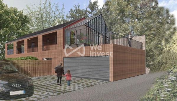 Nouveau, à 5min de Bailly, beau terrain à bâtir de 500m² avec projet accordé d'une maison de 200m² env., 4 chambres