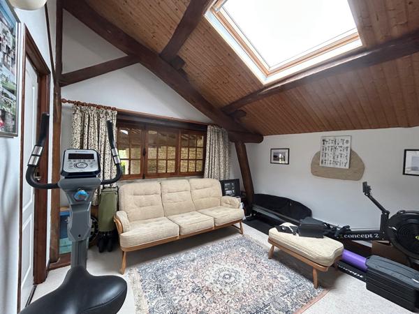 maison type longère avec parc paysager, carport, cuisine d'été, maison familiale, piscine chauffée