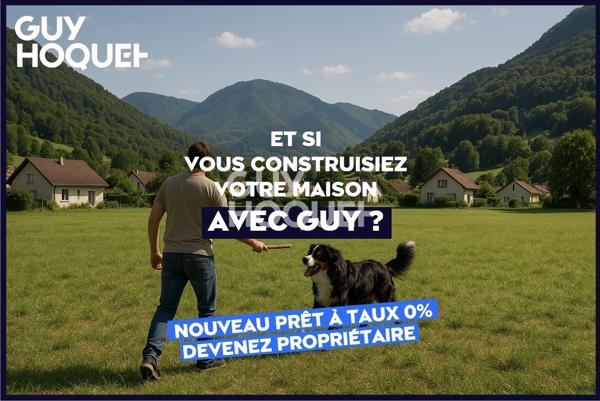 Terrain constructible 509 m² éligible prêt à taux zéro (PTZ) LOT3