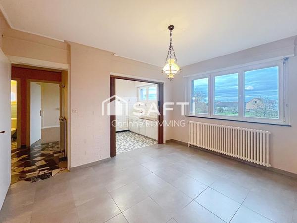 Maison individuelle avec 4 chambres sur terrain de 7,5 ares