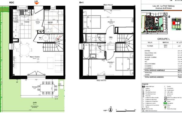 Maison à vendre    3 pièces •  Saint-Paul-lès-Dax