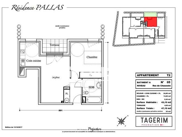 Location Appartement 2 pièces 43.1 m² - 4 TER RUE FONTAINE LA REINE Melun 77000