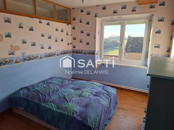 MAISON 90m2  AVEC 3 CHAMBRES, 3 dépendances ET UN TERRAIN CLOS 603 m2