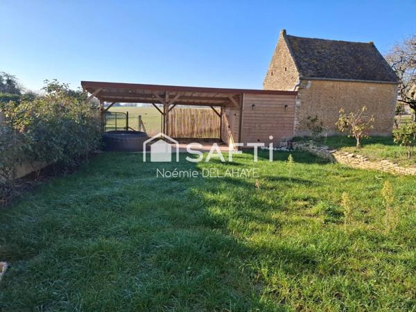 MAISON 90m2  AVEC 3 CHAMBRES, 3 dépendances ET UN TERRAIN CLOS 603 m2