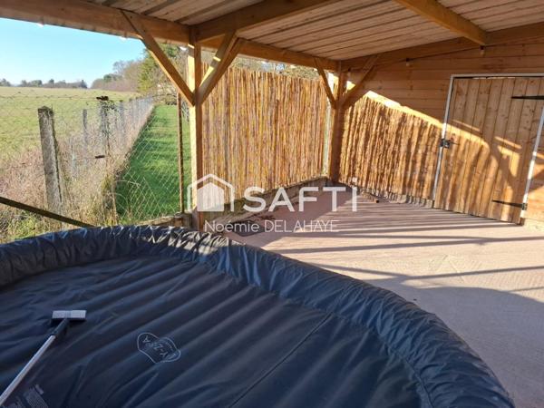 MAISON 90m2  AVEC 3 CHAMBRES, 3 dépendances ET UN TERRAIN CLOS 603 m2