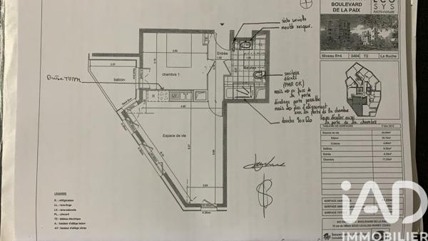 Appartement à vendre 2 pièces 47 m² Cergy