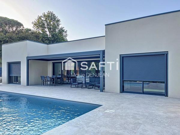 Villa contemporaine 135 m² - piscine.