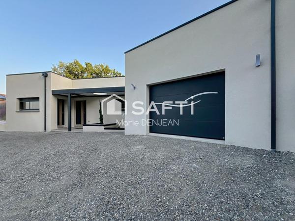 Villa contemporaine 135 m² - piscine.