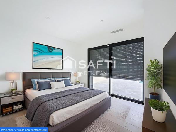 Villa contemporaine 135 m² - piscine.