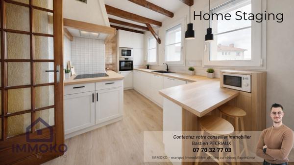 Montbéliard (25200) À vendre – Appartement T3 avec balcon, garage et cave à Montbéliard (25200)