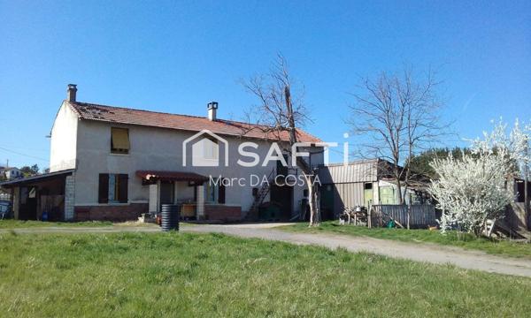 FERME A RENOVER. 5000 M2 TERRAIN. GROS POTENTIEL