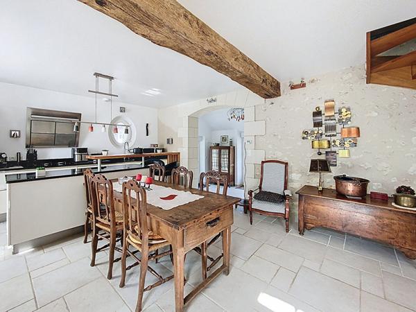 Ensemble immobilier de charme à Saint Ouen Les Vignes 200 m² hab sur 4620 m² de terrain