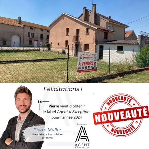 Maison de village, à 5 mn de Château-Salins.