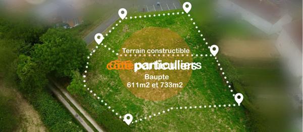 Vente Terrain611 m² - BAUPTE (50500)