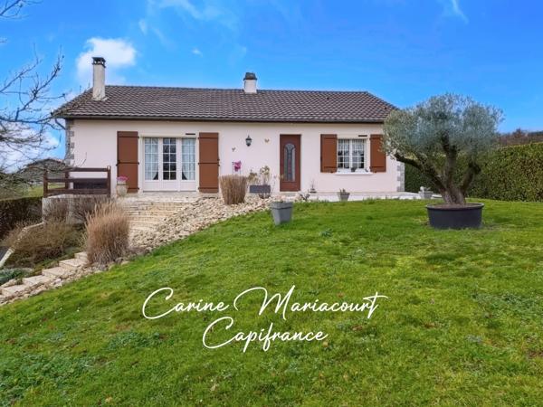 Maison de 107 m2 - 3 chambres - sous-sol intégral semi-enterré