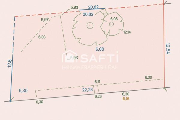 Terrain 271 m² – Bègles – proche Tram C
