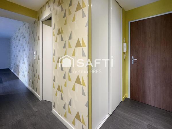 T3 de 63 m² avec balcon, cave sécurisé