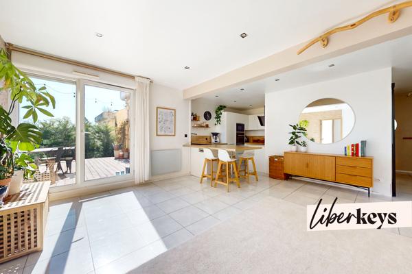 EXCLUSIVITÉ – Appartement 4 pièces de 87m² avec jardin privatif de 128m², grande terrasse, cave et stationnement