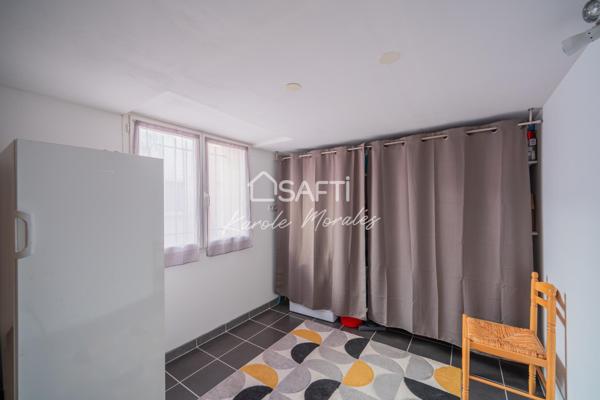 CORNEILLA LA RIVIERE, MAISON TRAVERSANTE DE VILLAGE AVEC GRAND GARAGE ET TERRASSE!