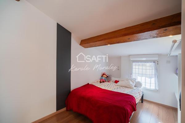 CORNEILLA LA RIVIERE, MAISON TRAVERSANTE DE VILLAGE AVEC GRAND GARAGE ET TERRASSE!