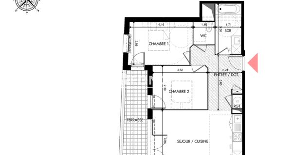 À vendre Appartement 3 pièces 63.57 m² - Argelès-sur-mer 66700