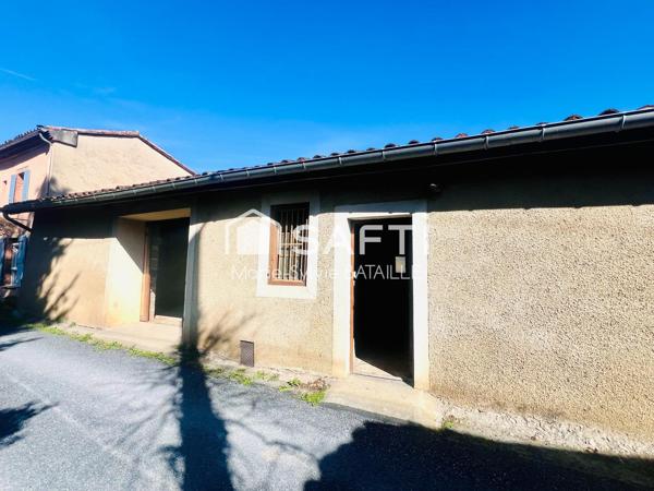 Maison à rénové de 155 m² avec jardin non attenant de loisir en bord de Tarn
