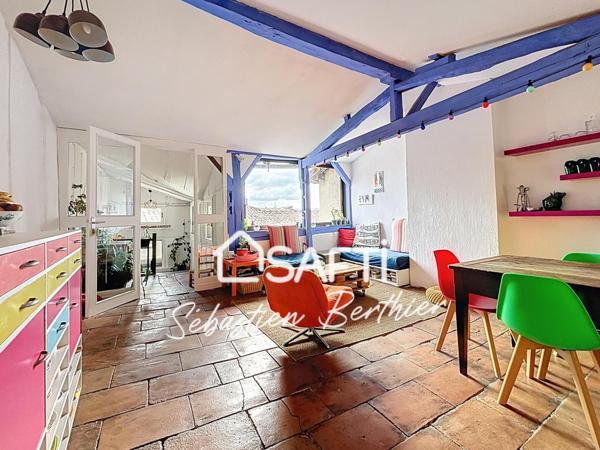 Maison familiale au cœur du vieux Lavaur – 4 chambres, cour, atelier