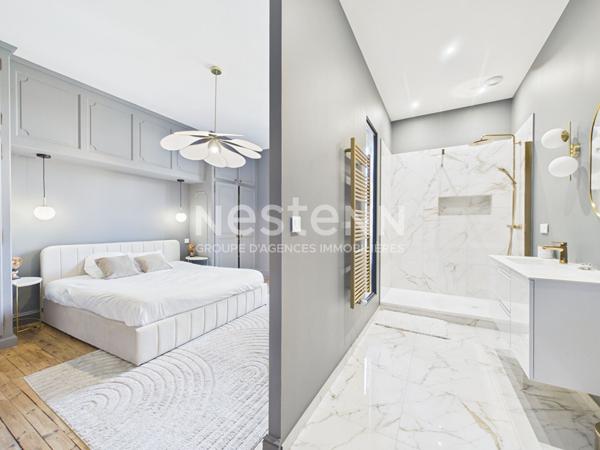 A vendre à Aurillac, à deux pas du centre-ville, Appartement de caractère rénové, de type 6 avec ses dépendances.