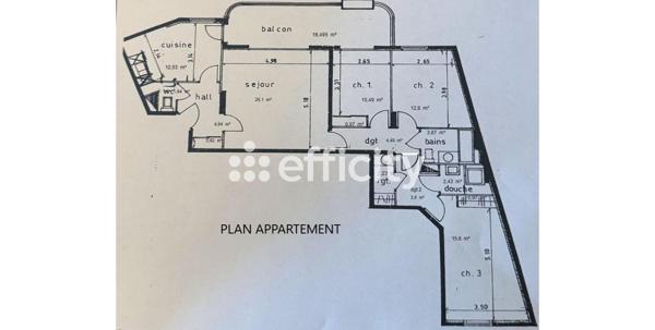 Appartement 5 pièces - 102 m²