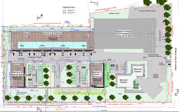 tri- EXCLUSIVITE : A VENDRE BUREAUX NEUFS 312 m2 - Axe Passant proche RAGON Treillieres