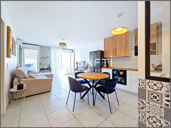 Superbe appartement 3 pièces 62 m² avec box fermé