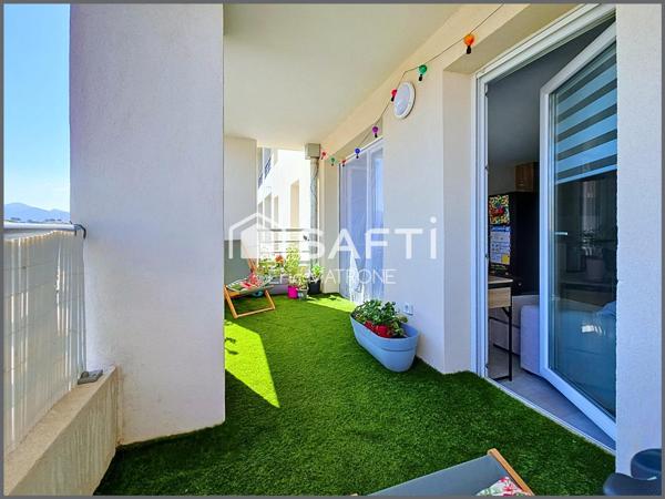 Superbe appartement 3 pièces 62 m² avec box fermé