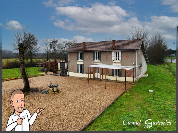 Maison 7 pièces 4 chambres en pierre Beaux volumes, grand terrain, fort potentiel à SAINT ANTOINE DE BREUILH (24)