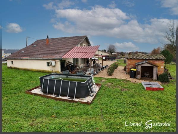 Maison 7 pièces 4 chambres en pierre Beaux volumes, grand terrain, fort potentiel à SAINT ANTOINE DE BREUILH (24)