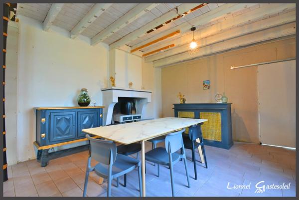 Maison 7 pièces 4 chambres en pierre Beaux volumes, grand terrain, fort potentiel à SAINT ANTOINE DE BREUILH (24)