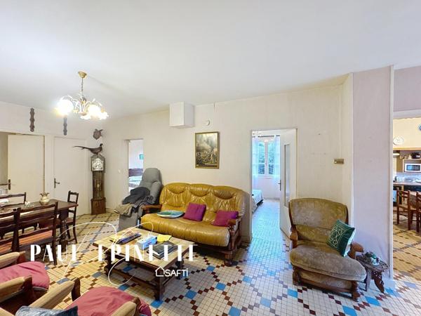 maison à renover 4 pièces 80m2 avec garage et jardin