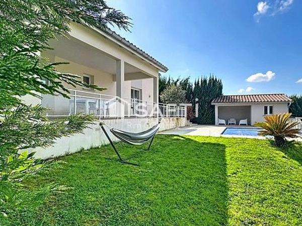 Maison contemporaine de plain-pied avec piscine – Environnement privilégié à Moras-en-Valloire (Drôme)!!