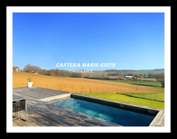 Maison 4 pièces 117 M²- secteur AXE Auch/Gimont (32)   SANS TRAVAUX - JARDIN - TERRASSE AVEC PISCINE - DOUBLE GARAGE