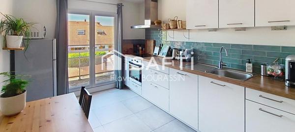 Eckbolsheim - T3 de 74m² - cuisine équipée - balcons
