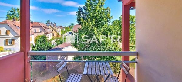 Eckbolsheim - T3 de 74m² - cuisine équipée - balcons