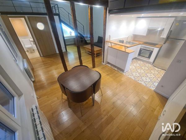 Location studio 57 m² Paris 1