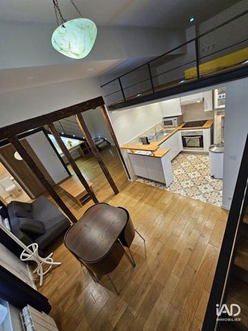 Location studio 57 m² Paris 1