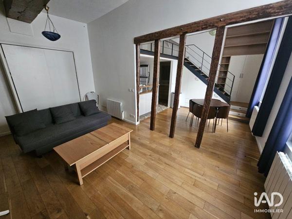Location studio 57 m² Paris 1