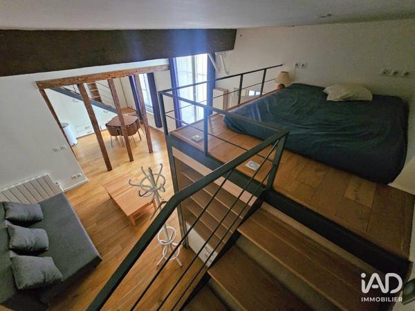 Location studio 57 m² Paris 1