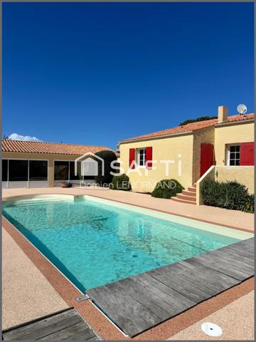 Grande maison  avec piscine centre de la cotiniere