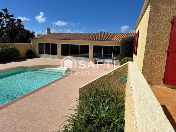 Grande maison  avec piscine centre de la cotiniere